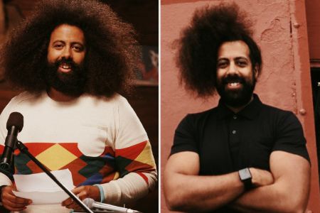 Reggie Watts had gone through a dramatic weight loss.